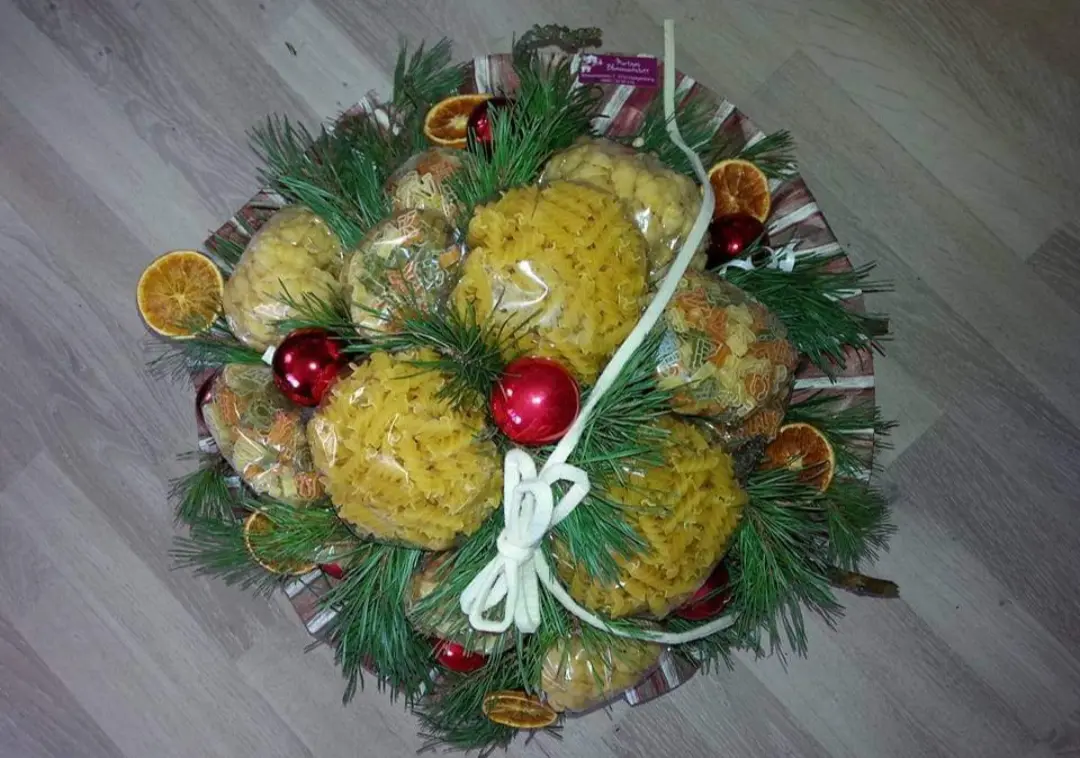 Weihnachtsfloristik von Martinas Blumenwerkstatt, Beispiel 1