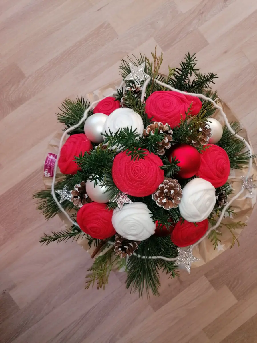 Weihnachtsfloristik von Martinas Blumenwerkstatt, Beispiel 11