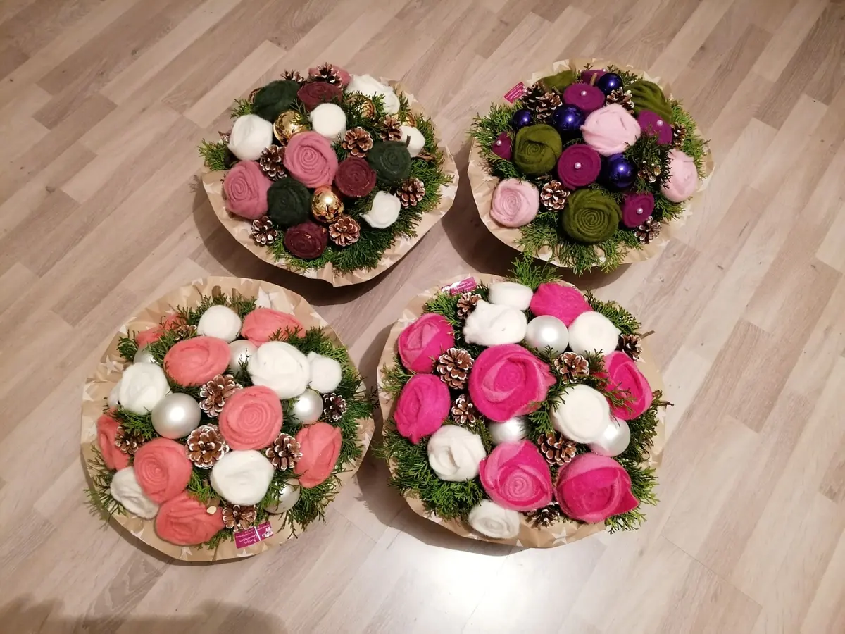 Weihnachtsfloristik von Martinas Blumenwerkstatt, Beispiel 5
