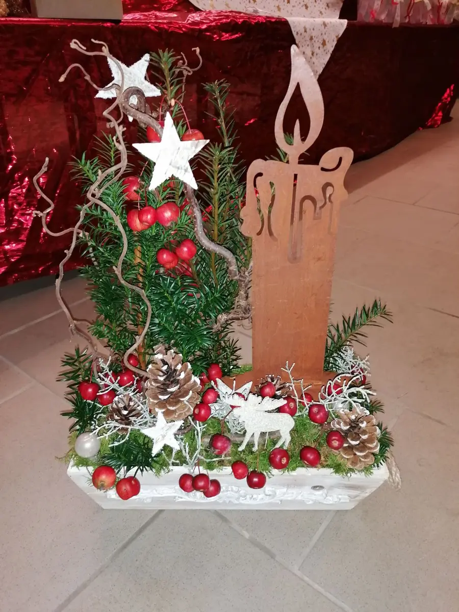Weihnachtsfloristik von Martinas Blumenwerkstatt, Beispiel 8