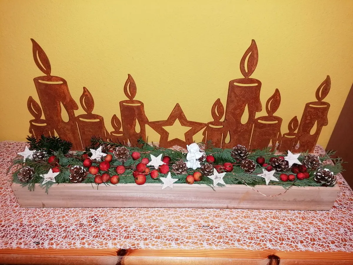 Weihnachtsfloristik von Martinas Blumenwerkstatt, Beispiel 9
