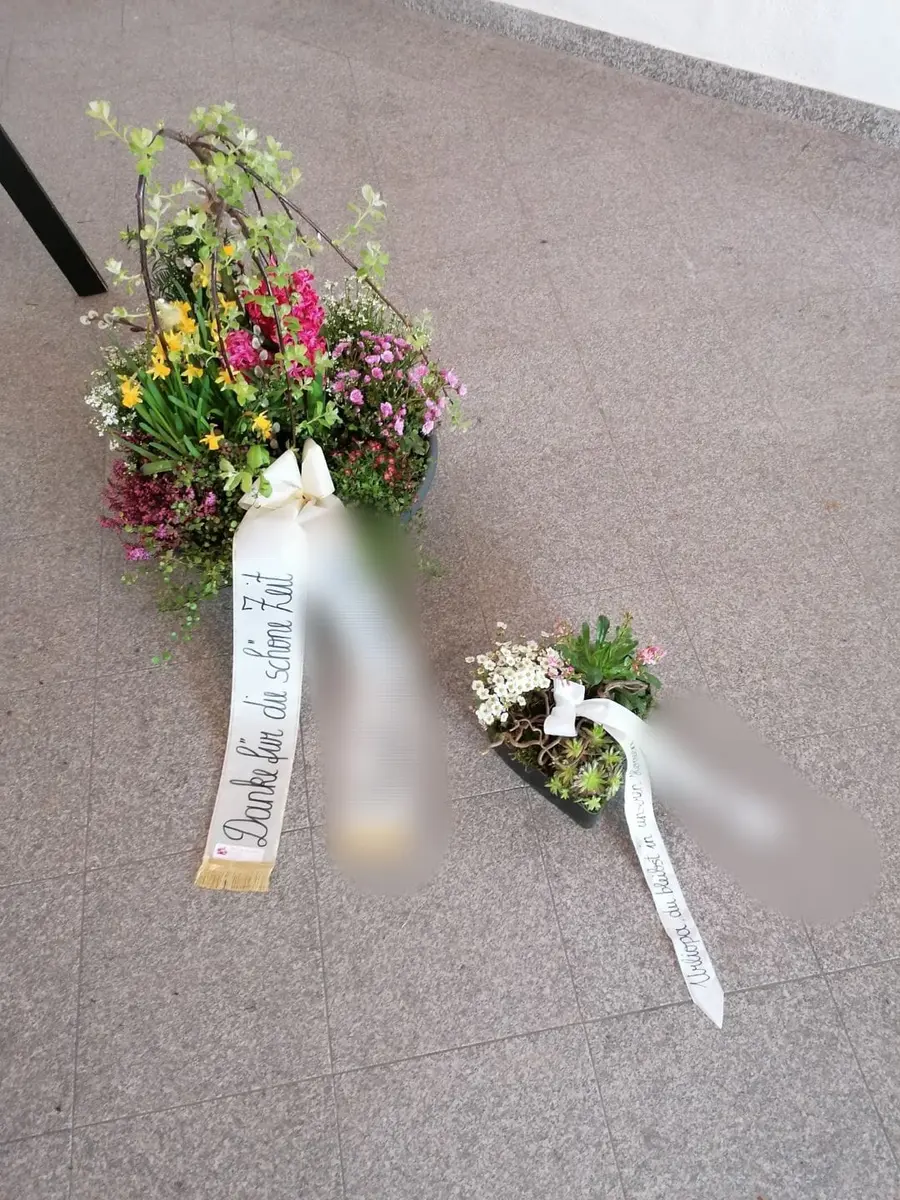 Trauerfloristik von Martinas Blumenwerkstatt, Beispiel 1
